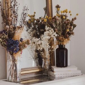 West Elm Dried Flower Bouquet Faux Floral